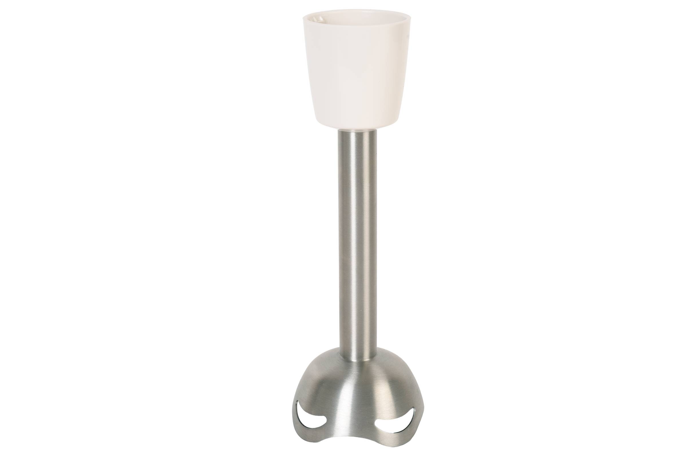 Pie de batidora de inmersión de acero inoxidable y beige MS-653607