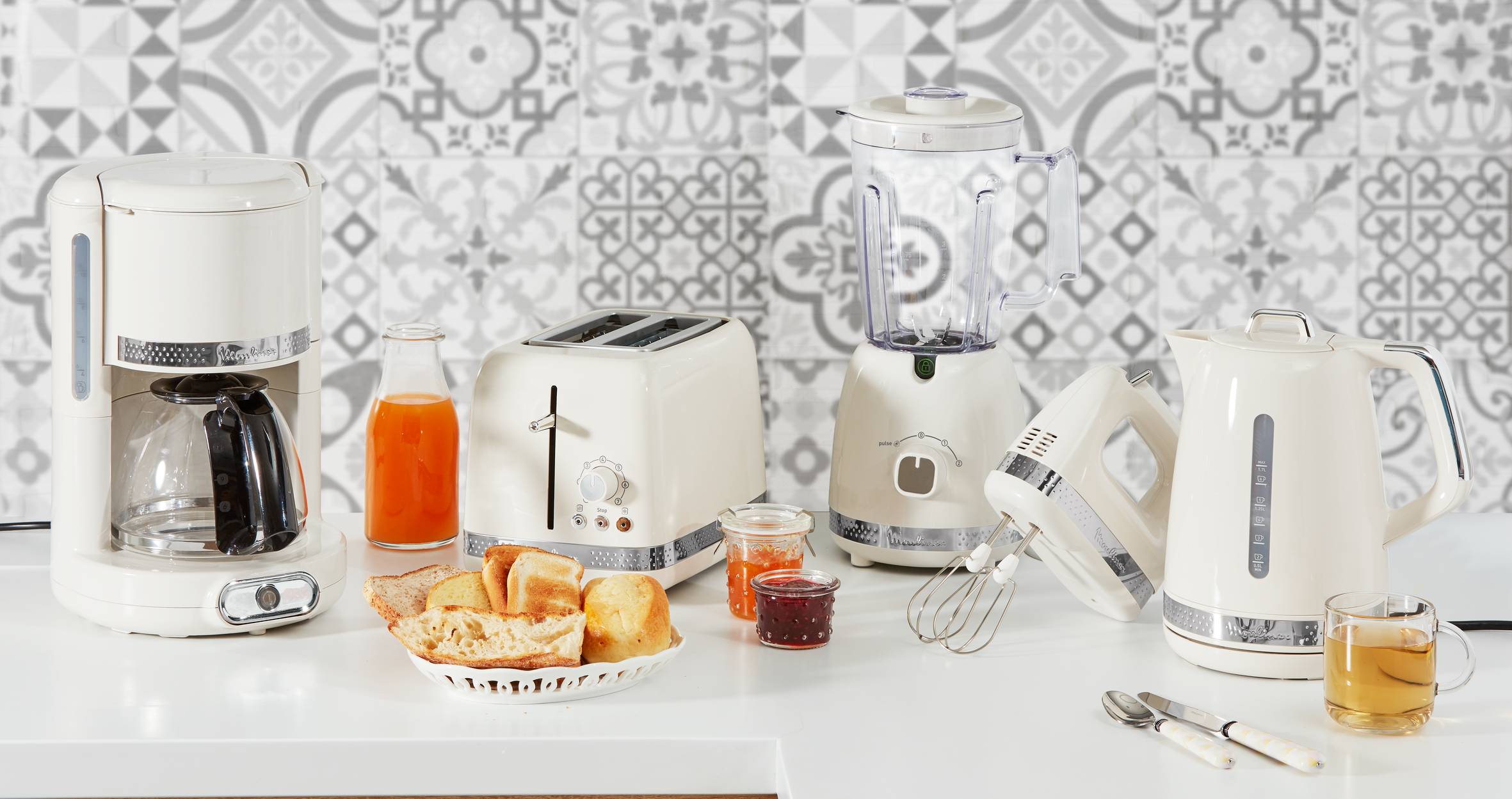 BATIDORA DE VASO SOLEIL 500 W MARFIL