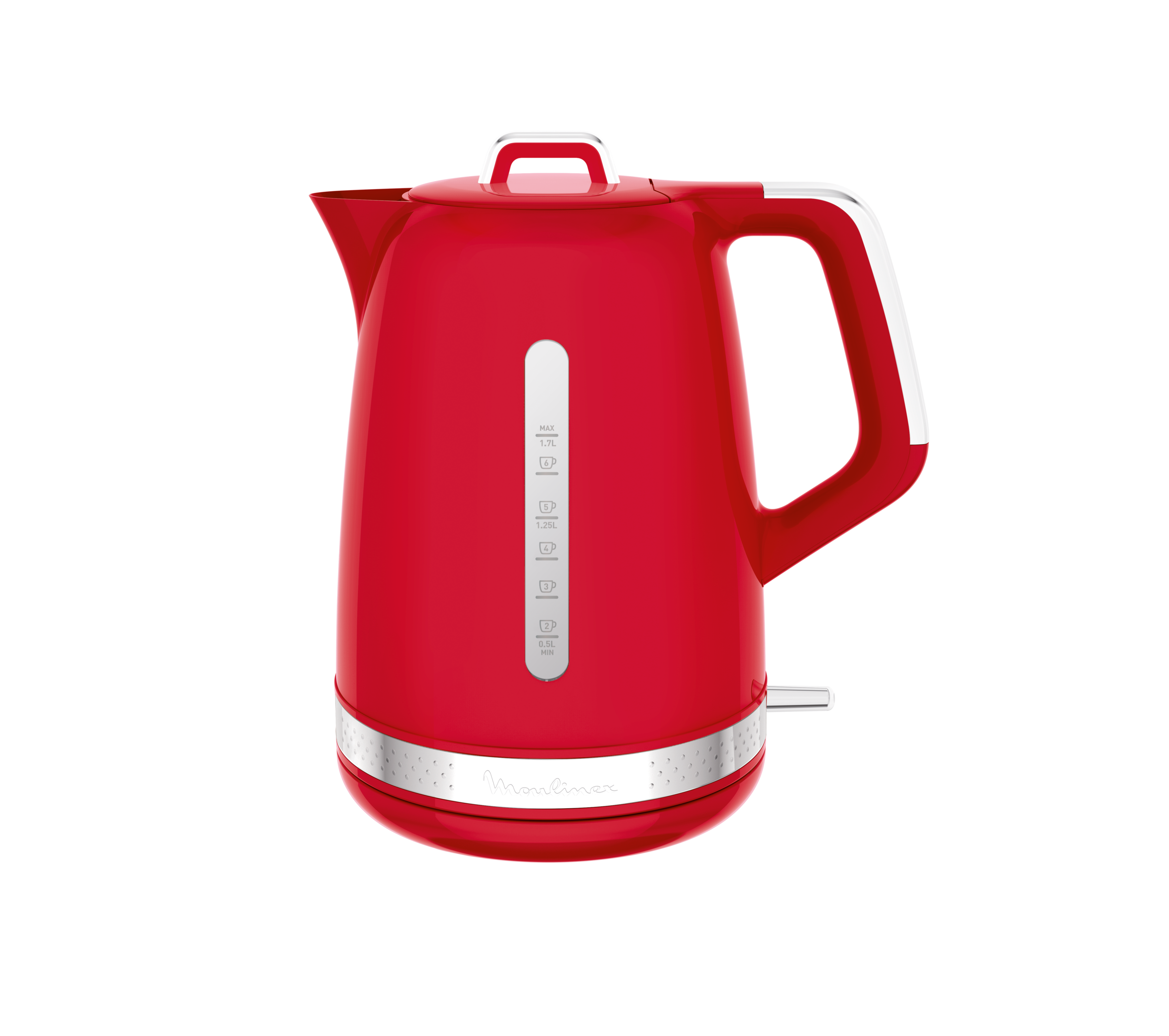 Soleil, Hervidor de agua, 1,7 L de capacidad, 2400 W, Rojo