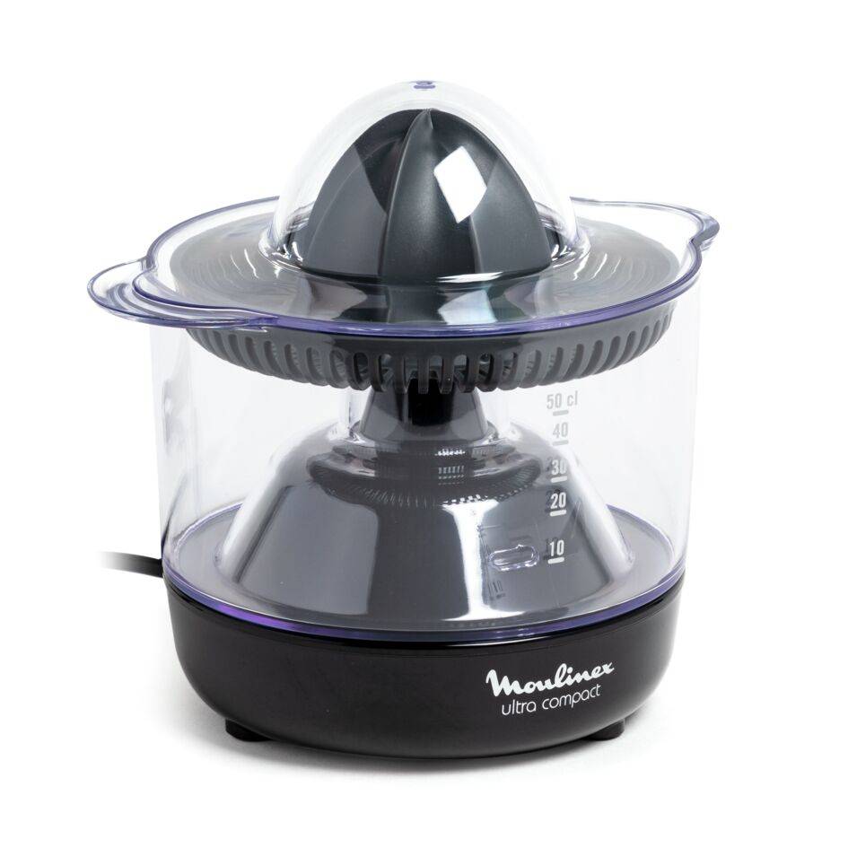 Ultracompact, Exprimidor de cítricos, 25 W, 450ml, Auto On/Off, Negro