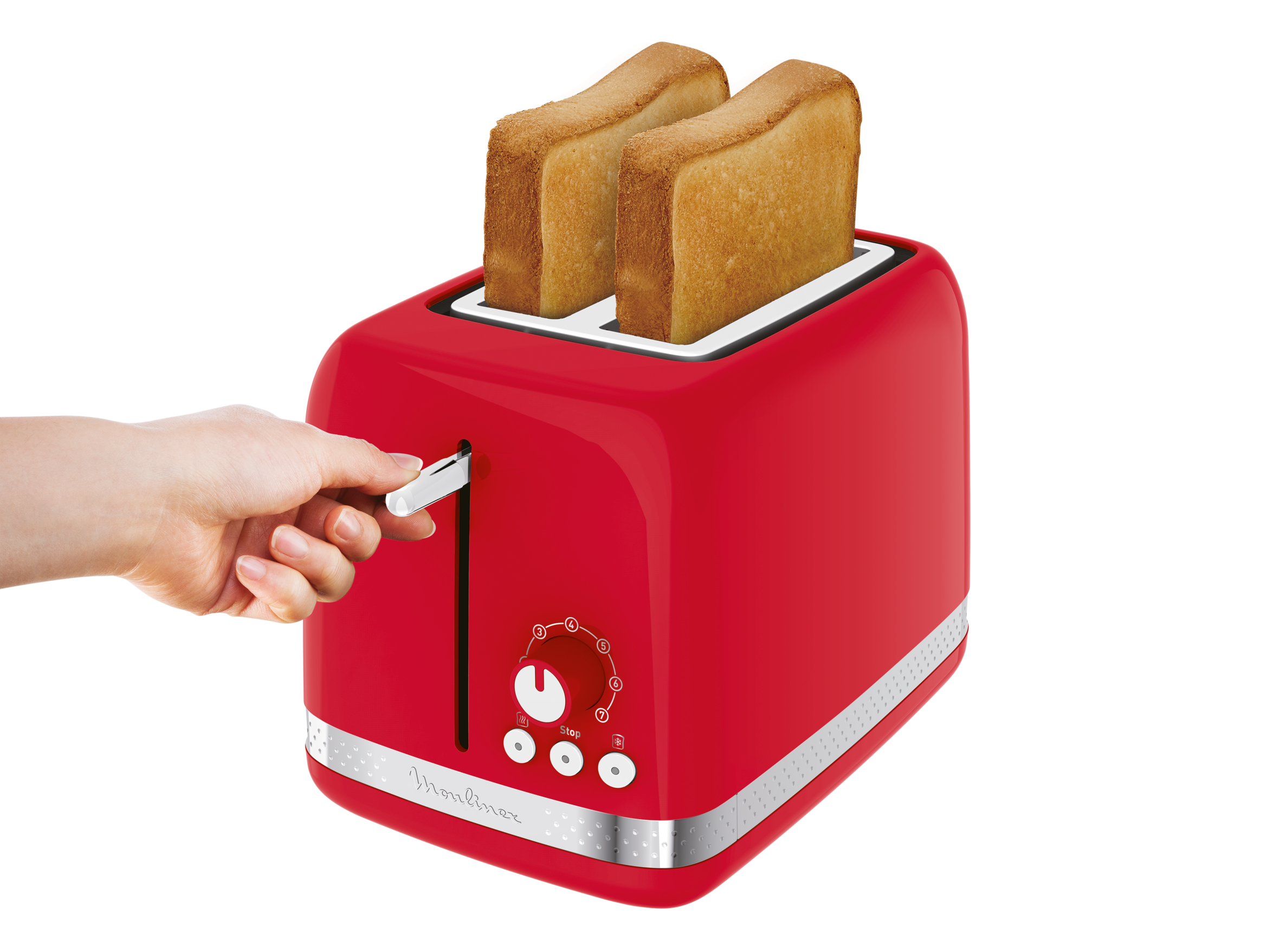 Soleil, Tostadora, 2 ranuras, Roja