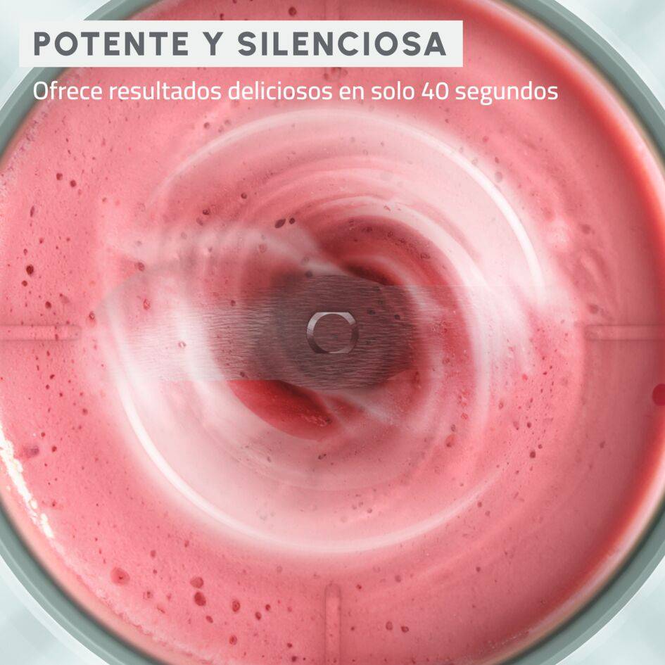 Lightmix, Batidora portátil, 300 ml, Potente, Ligera, Azul