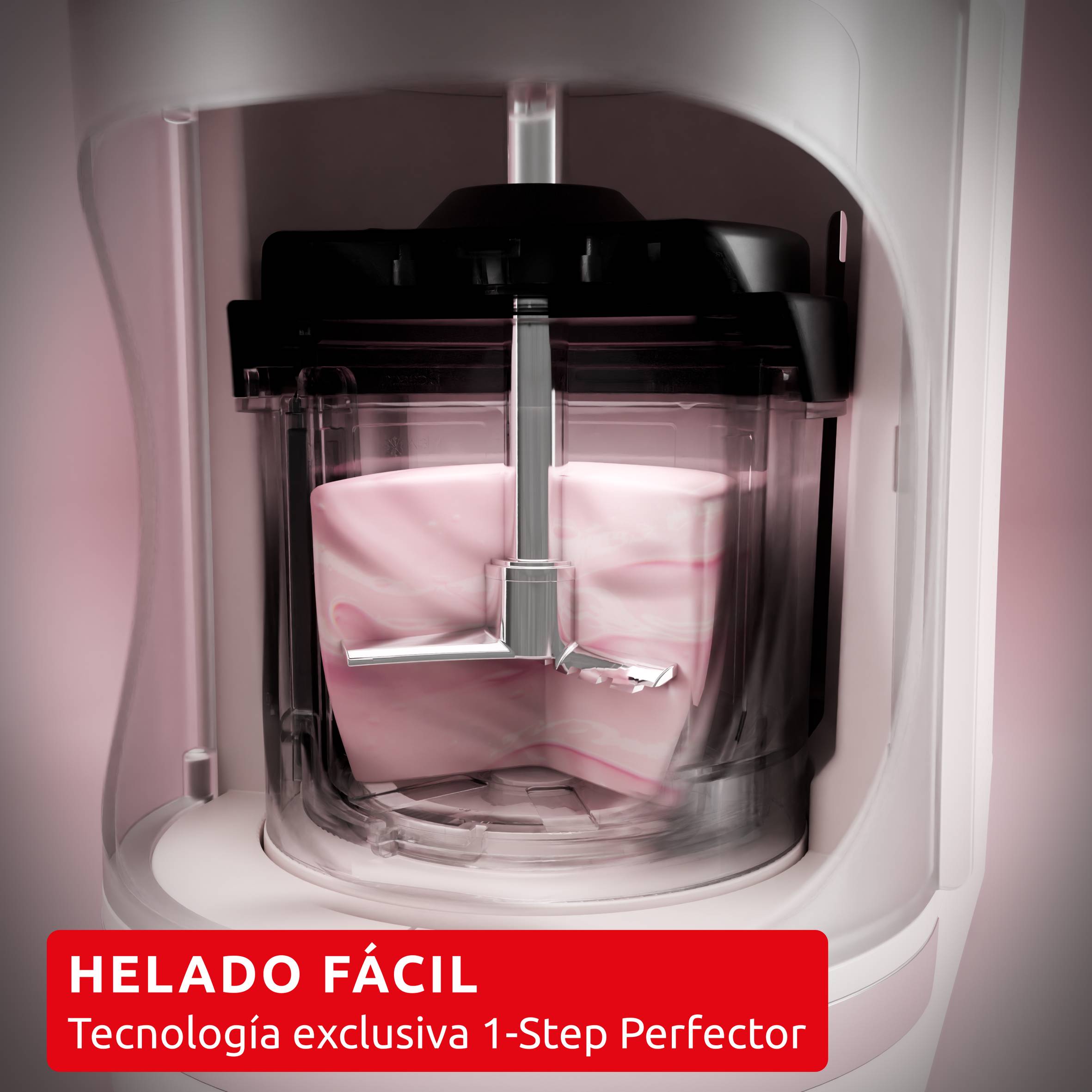 Dolci, Heladera, 9 Programas de Postres Helados,  3 Tarrinas de Tritán, Capacidad Total 1,4 L, Resultados cremosos, Autolimpieza