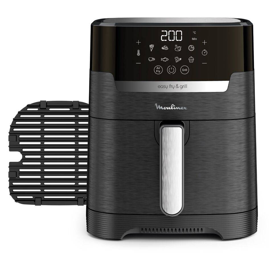 Easy Fry & Grill , Freidora de Aire, 4,6L, Digital, Negra