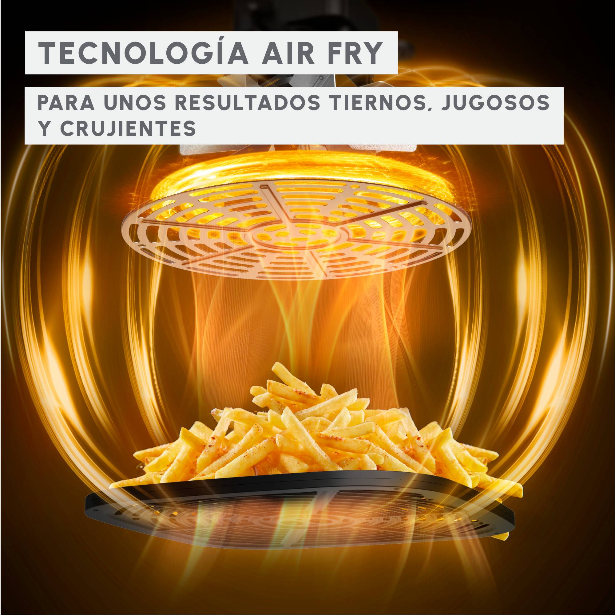 Multicook & Fry, Freidora de aire y robot de cocina, 12 programas automáticos, Resultados crujientes