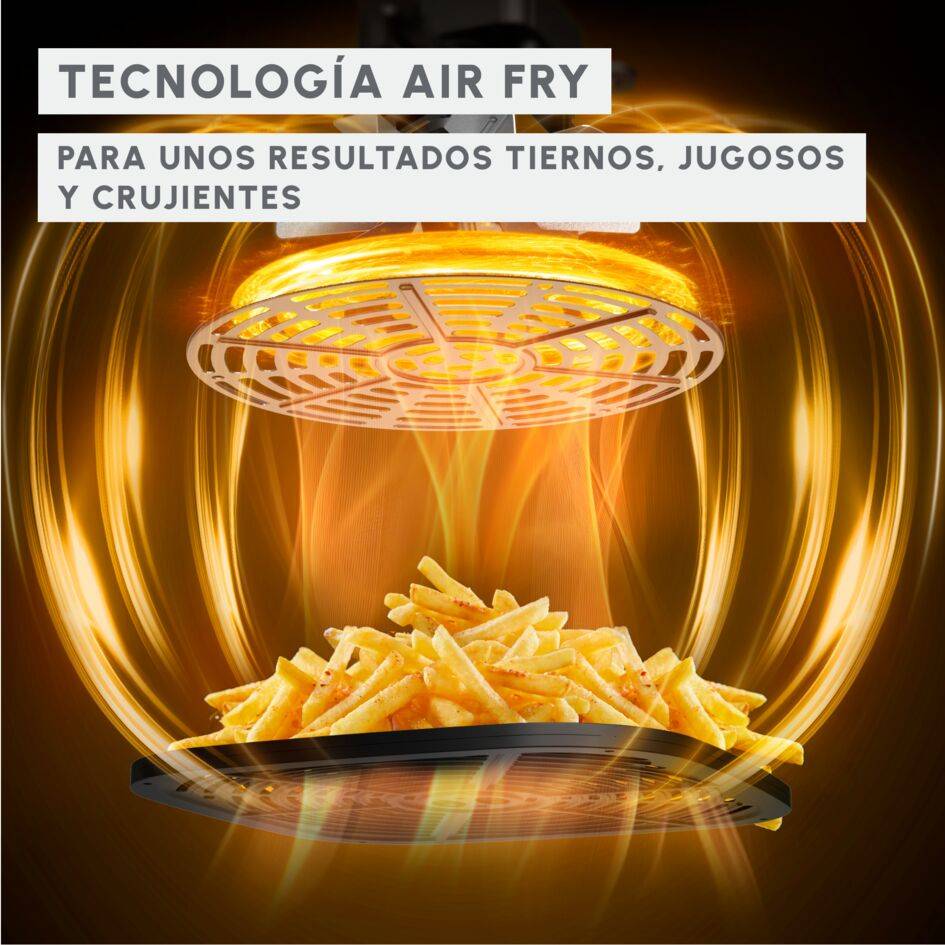 Multicook & Fry, Freidora de aire y robot de cocina, 12 programas automáticos, Resultados crujientes
