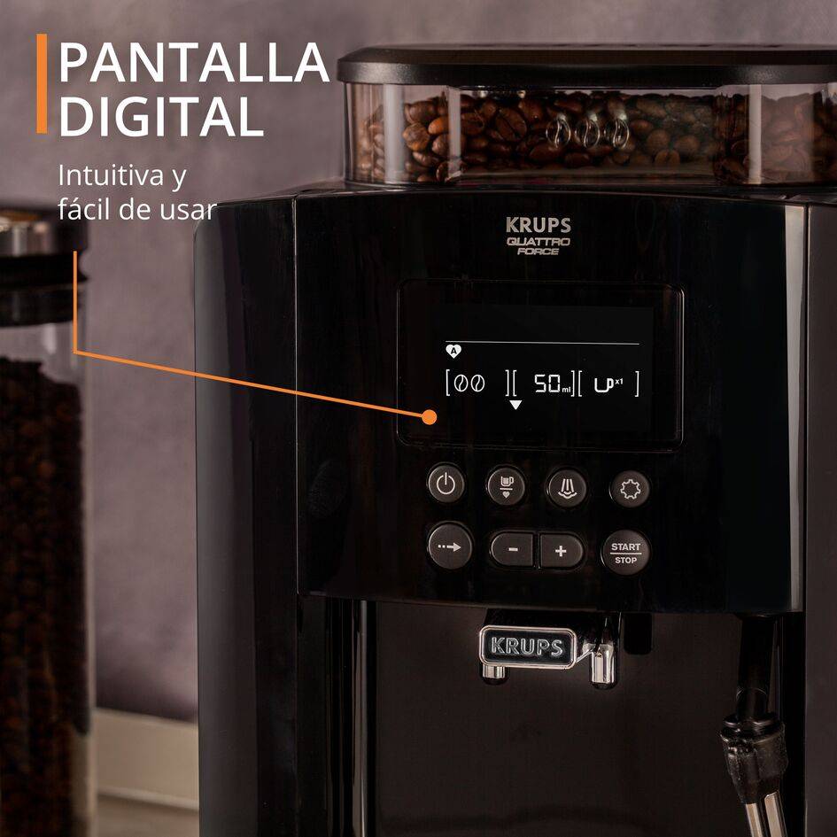 Arabica Digital, Cafetera Superautomática, Negra