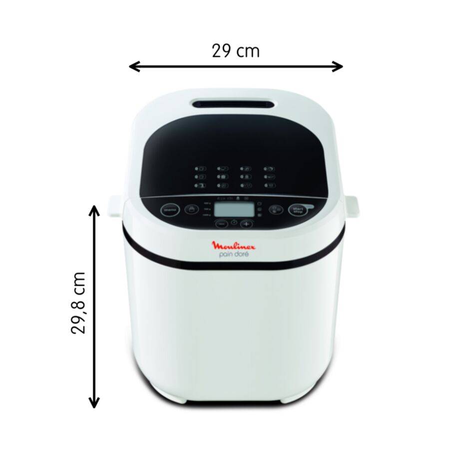 Pain Doré, Panificadora, 1 kg, 12 programas, 720 W, Pan casero