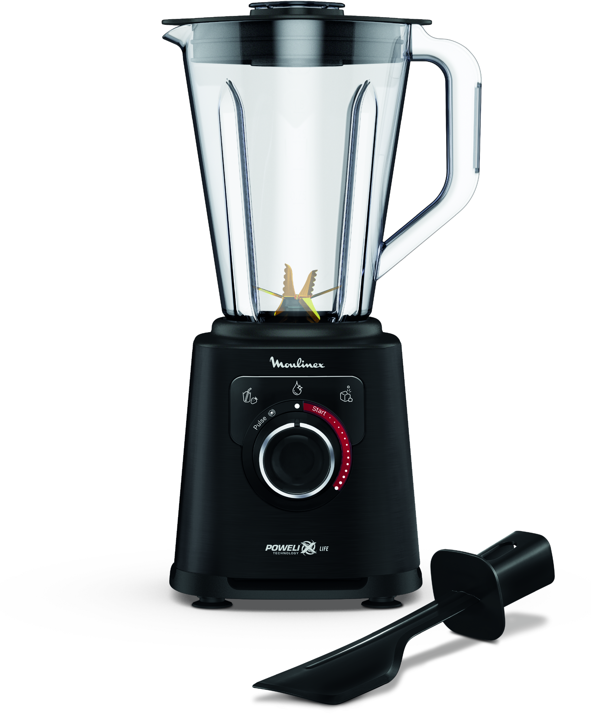 Perfectmix +, Batidora de alta velocidad, 1200 W, Negra