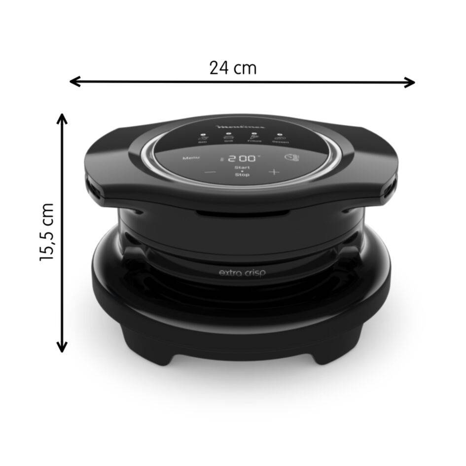 Cookeo Extra Crisp Lid, Accesorio de Cookeo, Resultados crujientes, 4 funciones automáticas, Negro