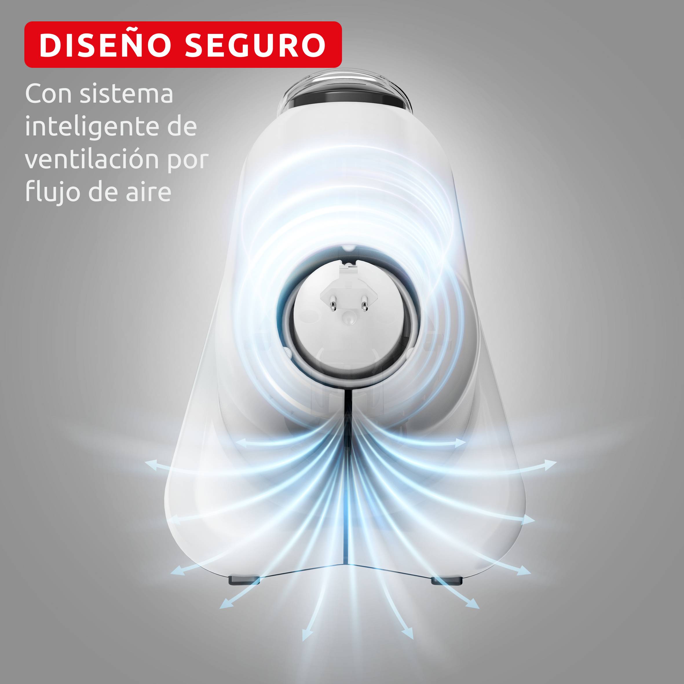 Fresh Express, Trituradora de verduras eléctrica, Sistema de extracción directa, Tritura-rebana-ralla, Gris claro