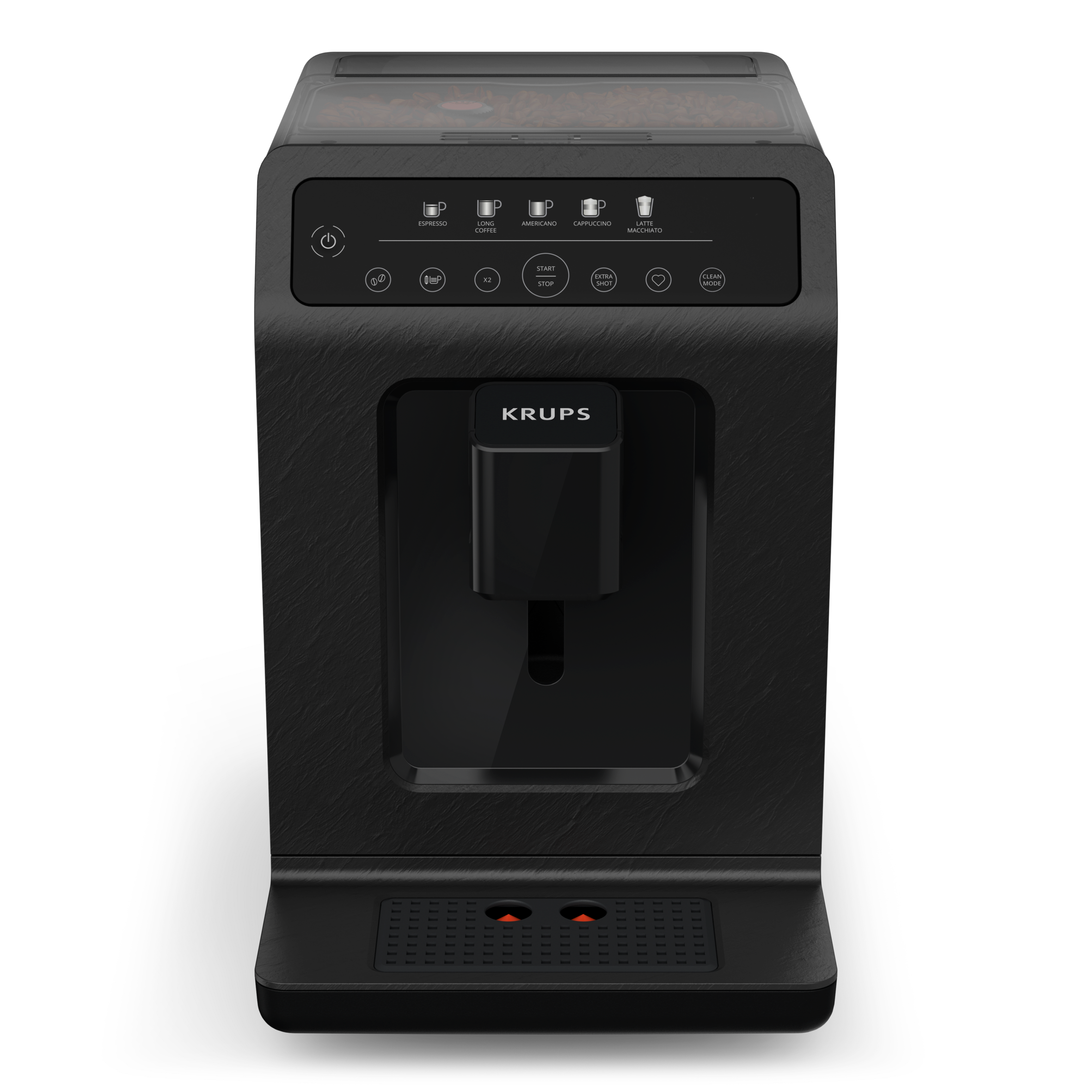Evidence Eco-Design 050, Cafetera Cappuccino y Espresso Automática, 1450 W, 5 Preajustes de Bebida, Sabor Óptimo, Negro