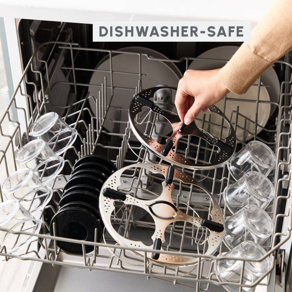 Set de 8 frascos, accesorio para aparato de cocina multifuncional Cookeo, manipulación sencilla XA6140E21