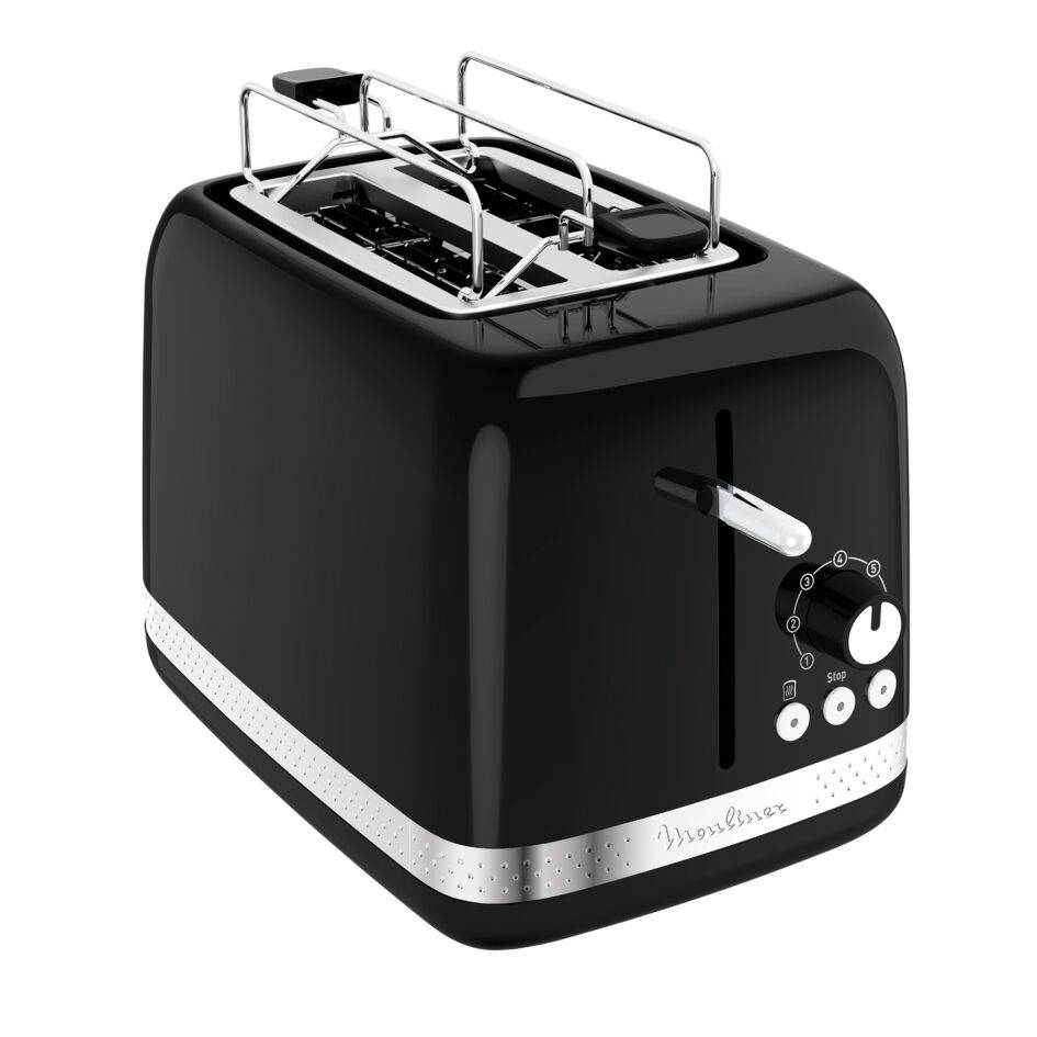 Tostadora Soleil, 2 Ranuras, Negra