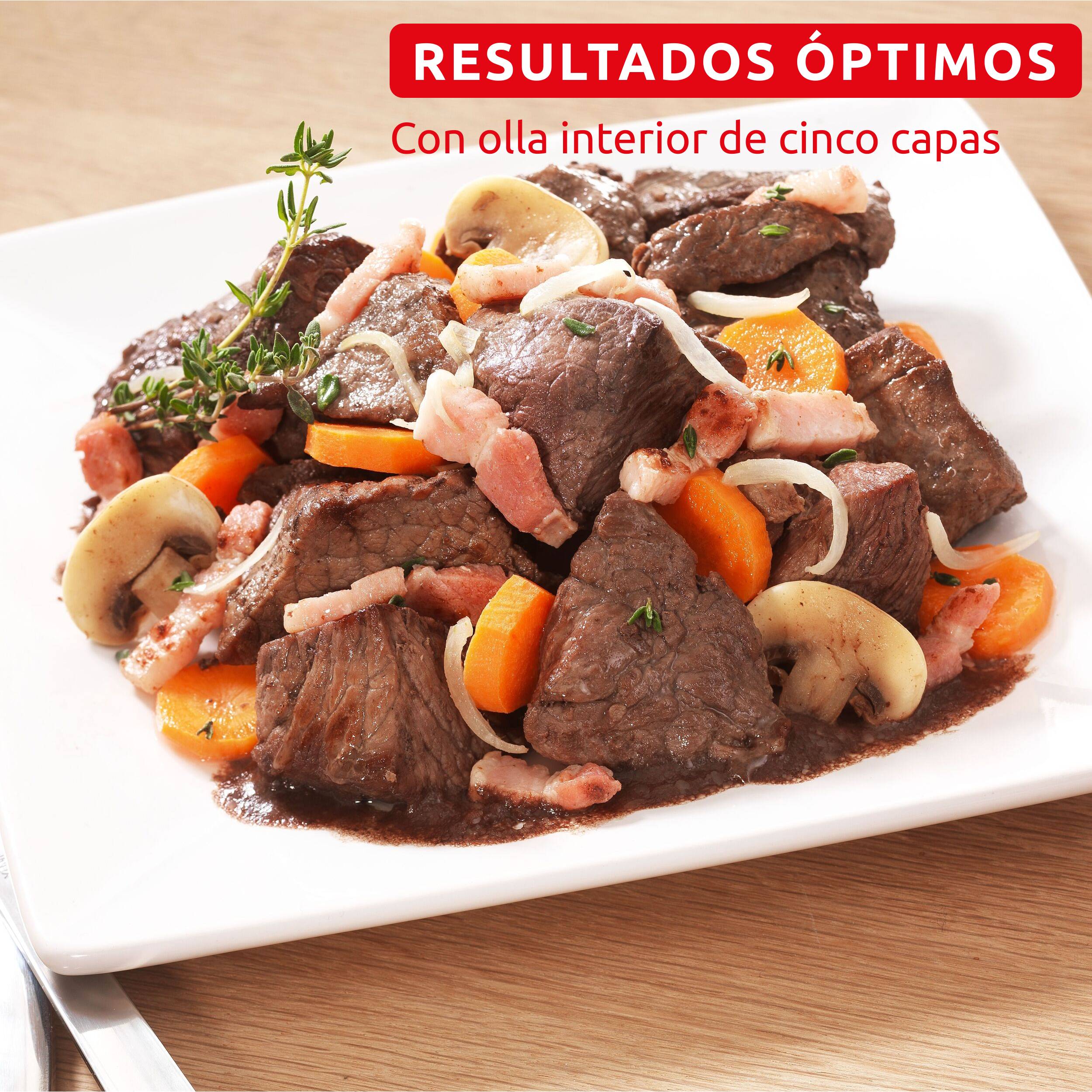 Fuzzy Logic, Olla multifunción, 5 L, 25 programas, Revestimiento antiadherente, Accesorios Incluidos