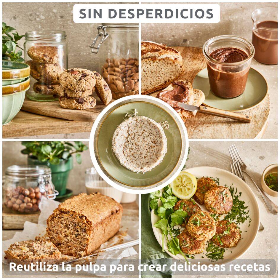 Easy Milker, Máquina para hacer leche vegetal casera, Rápida y fácil, Resultados personalizados, Sin desperdicios