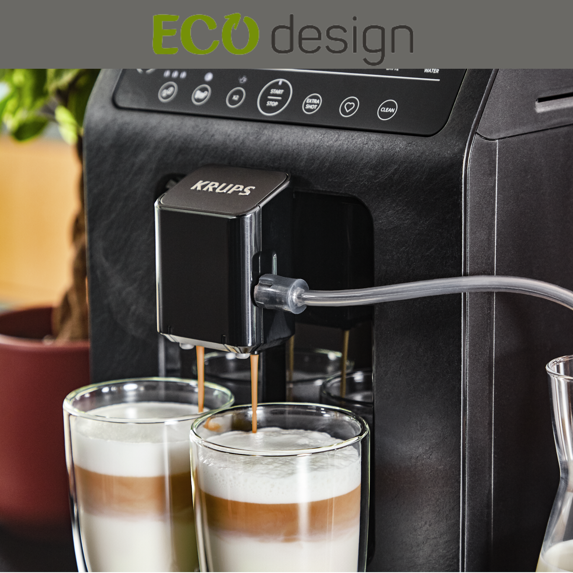 Evidence, Cafetera Superautomática, Panel táctil, 8 recetas automáticas, Espumador de leche