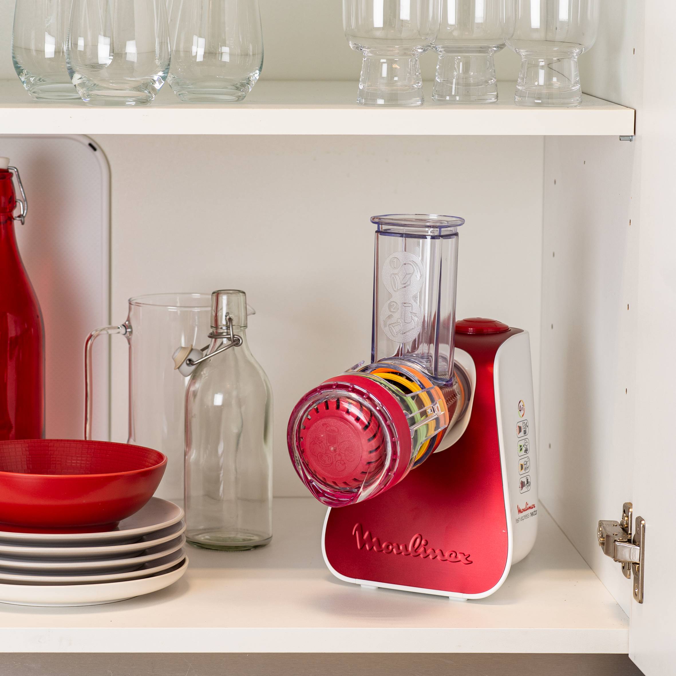 Fresh Express Nectar, Cortador de verduras&nbsp;eléctrico, Sistema de conos apilables