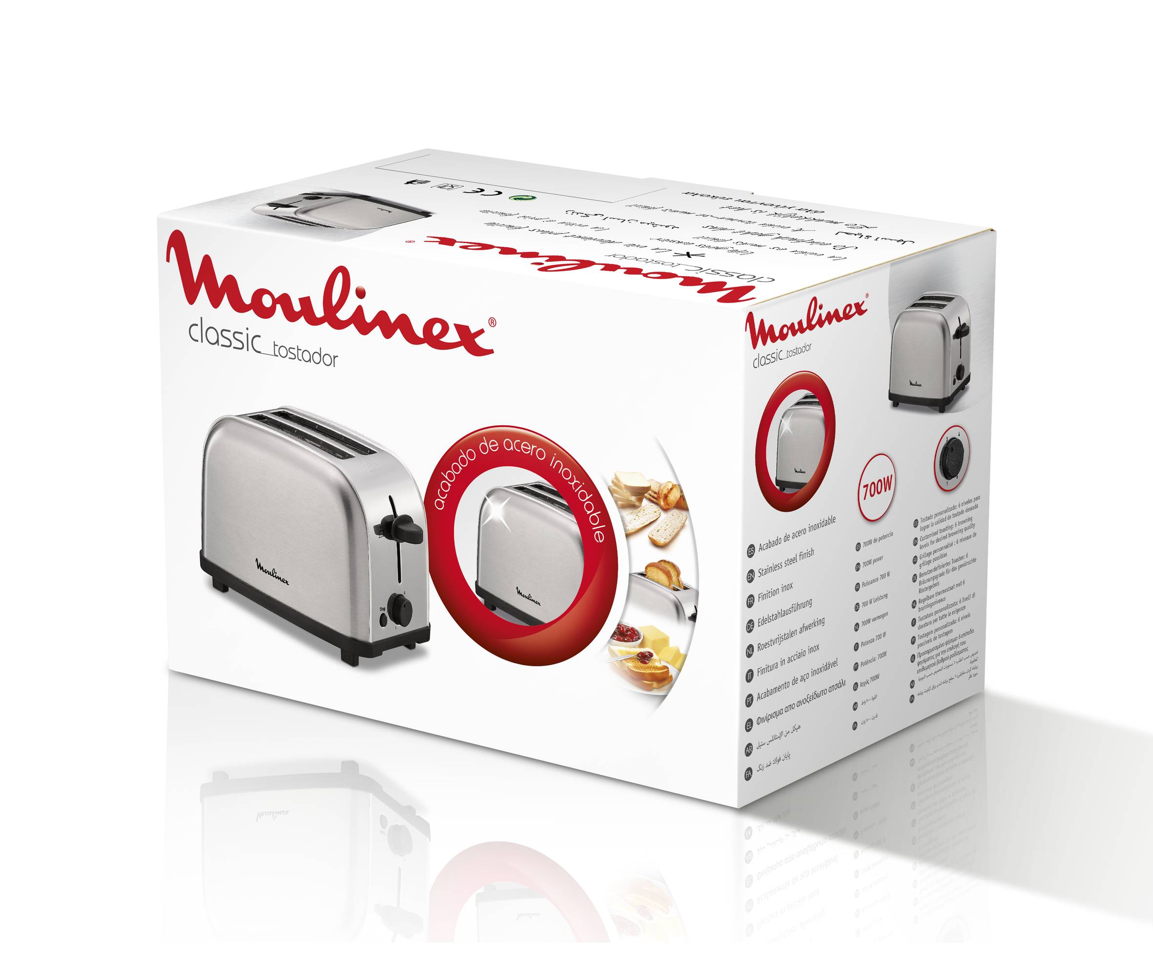 CLASSIC 2 RANURAS CORTAS INOX