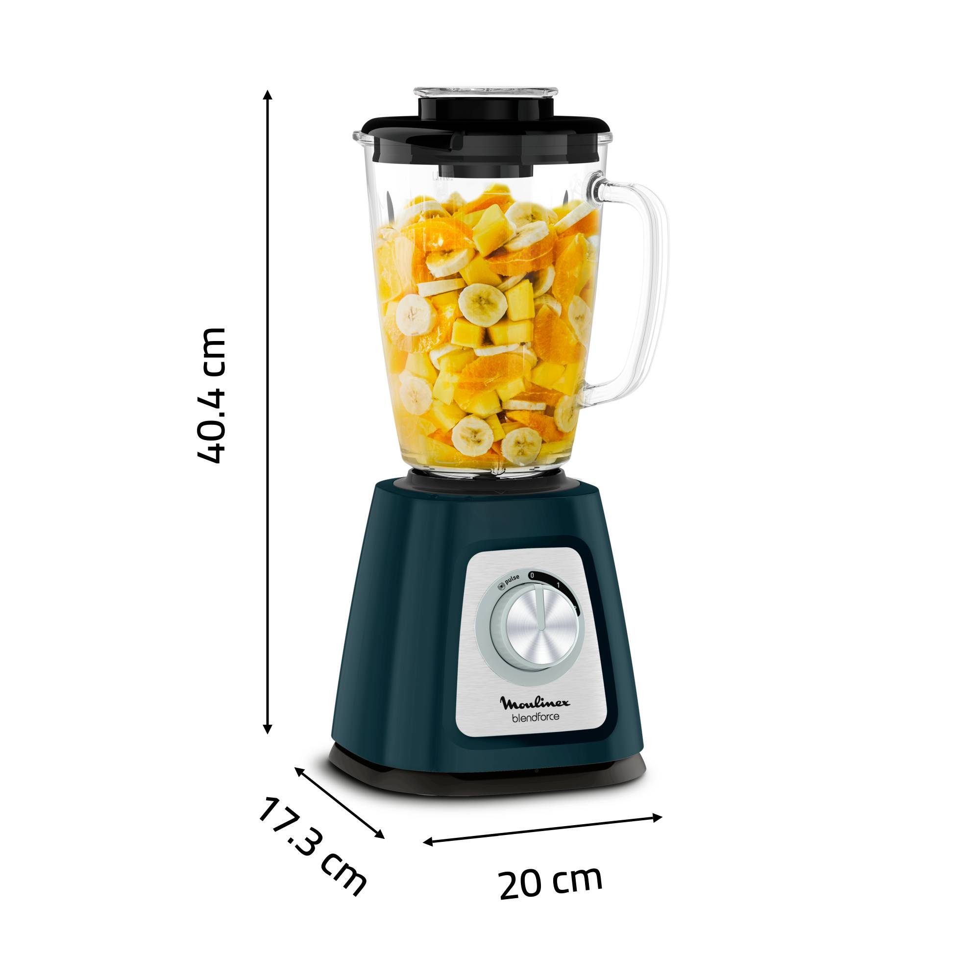 Blendforce, Batidora de vaso, 1,75 L, 800W, Controles intuitivos, Diseño innovador