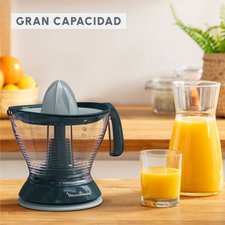 Vitapress, Exprimidor de cítricos, Gran capacidad, 1L, Dos filtros, Tapa protectora