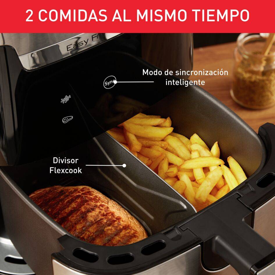 Easy Fry & Grill XXL , Freidora de Aire, 6,5L, Digital, Inox