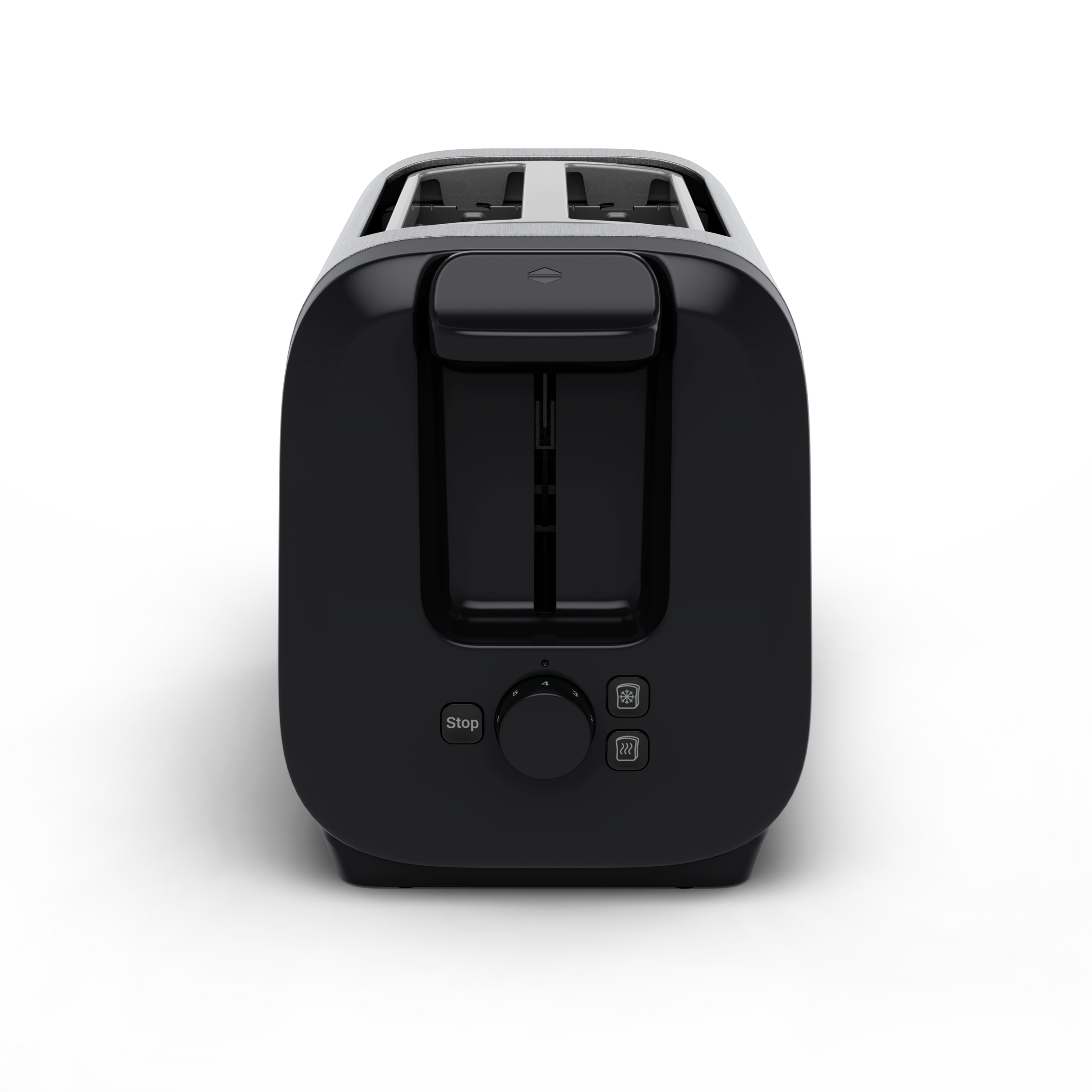 Subito, Tostadora de 2&nbsp;ranuras, Tuesta más rápido, Menor consumo energético, Negro y acero inoxidable