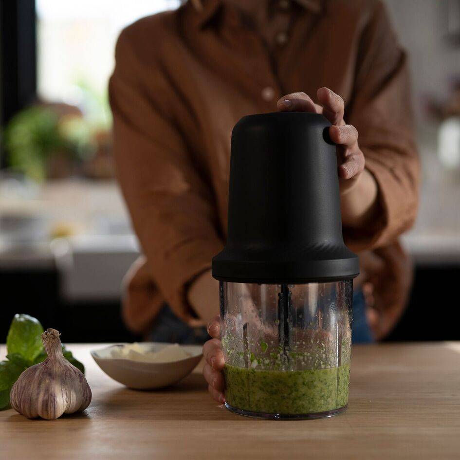 Eco Respect, Picadora, 0,5 L, 500 W, 2 cuchillas,&nbsp;Diseño Ecológico, Materiales reciclables