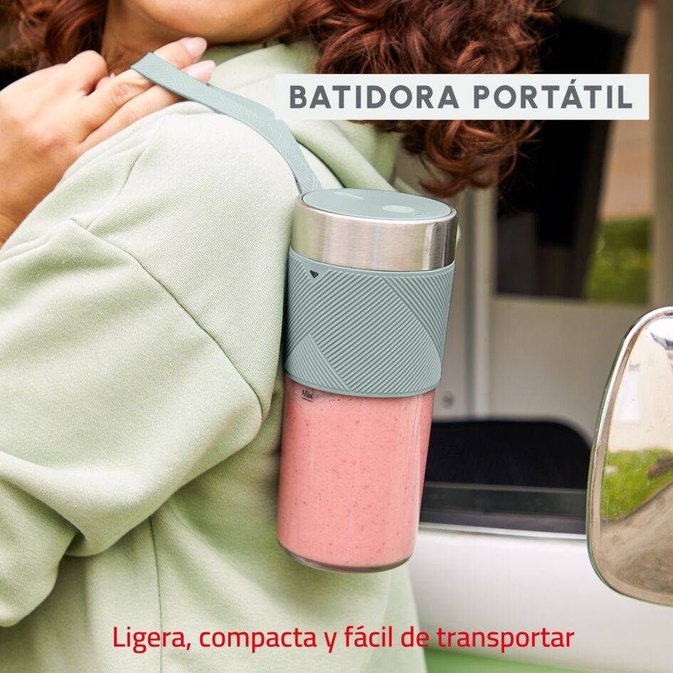 Lightmix, Batidora portátil, 300 ml, Potente, Ligera, Azul