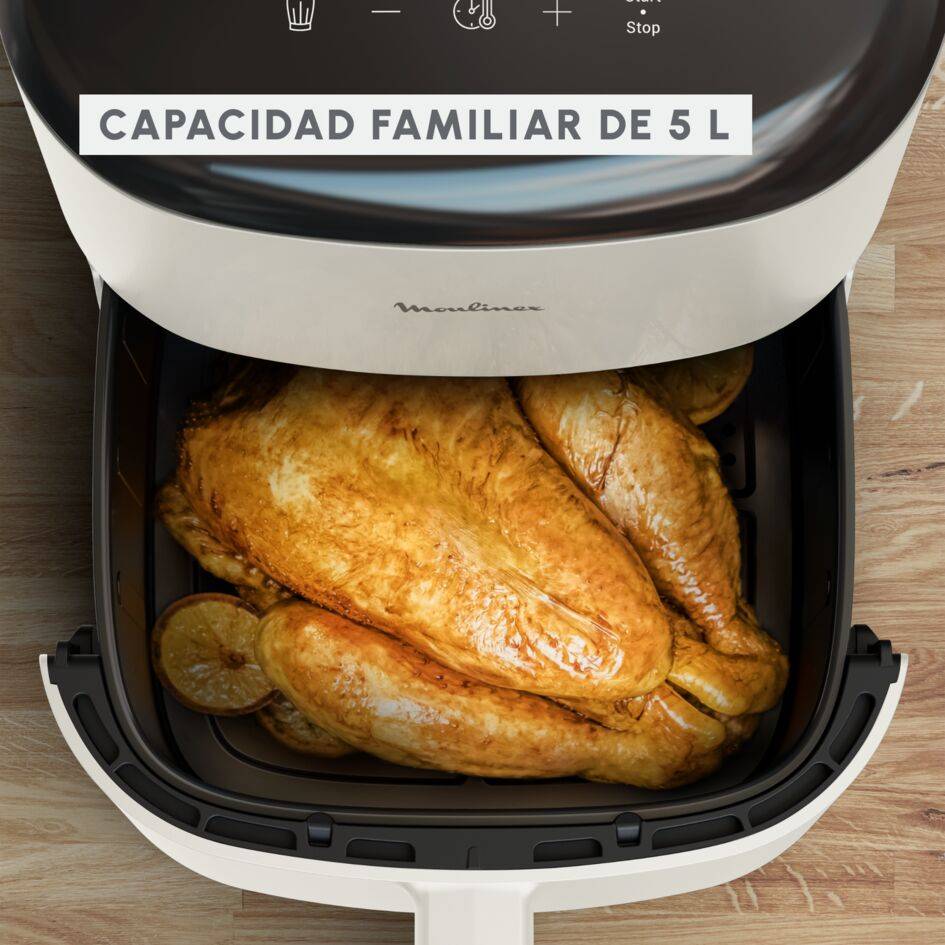 Easy Fry Max, Freidora de aire, 5 L, Blanco roto
