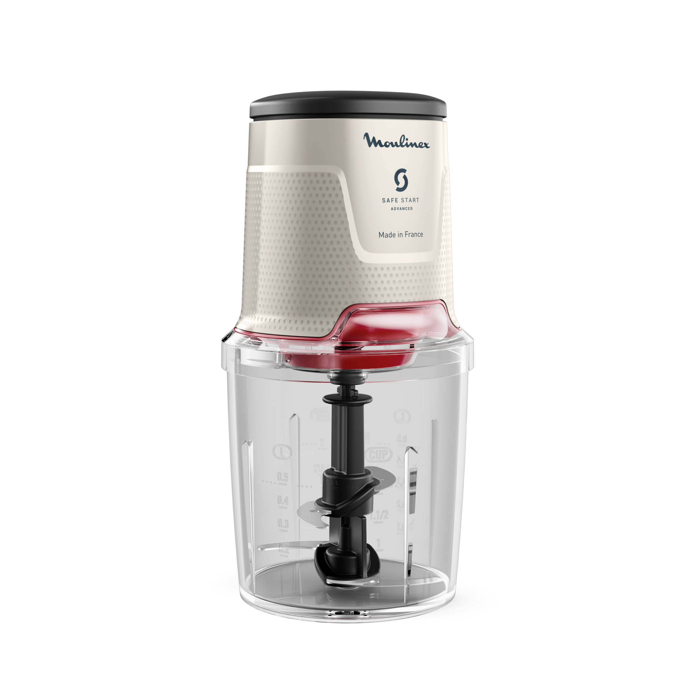 Easy Press, Picadora eléctrica de alimentos, 500 ml, 600 W, 4 cuchillas afiladas