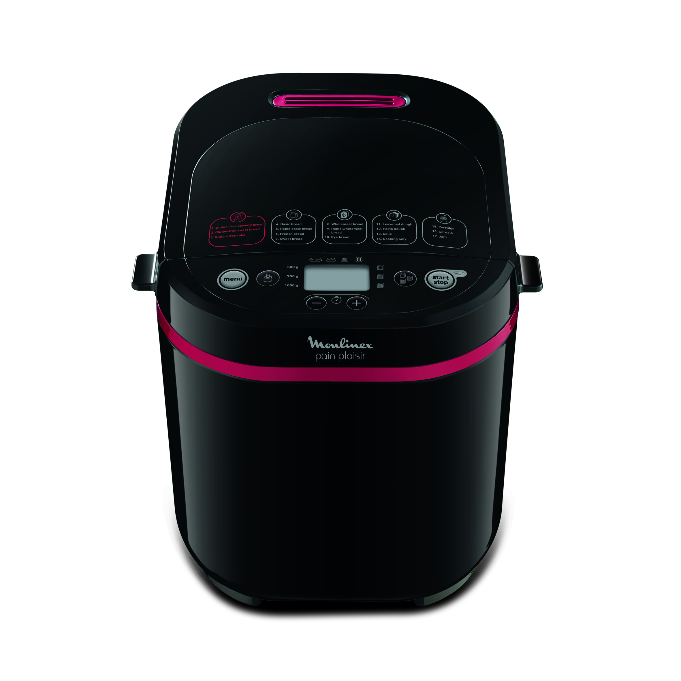 Pain & Plaisir, Panificadora, 1 kg, 17 programas, Pan casero, Panificadora para Celíacos, OW220830