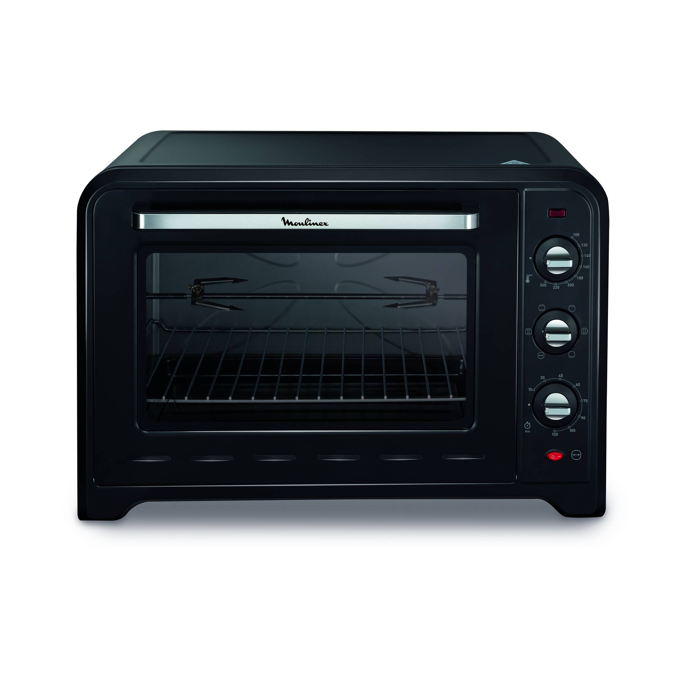 Optimo, Horno de convección, 60 L, 7 Modos de Cocción, Accesorios, Negro