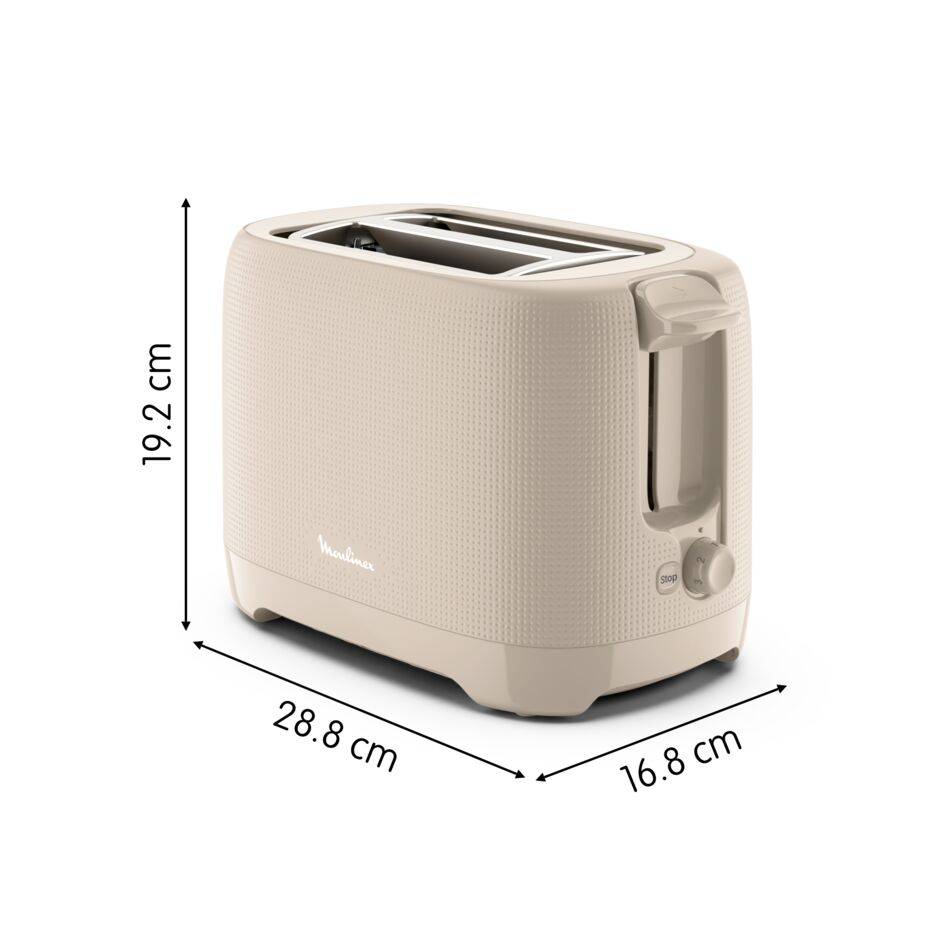 Morning, Tostadora de 2 Ranuras, Beige, 7 Niveles de Tostado