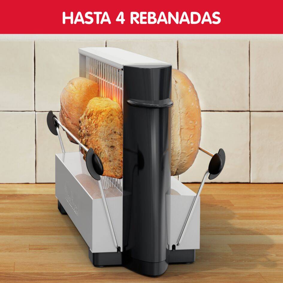 Multipan, Tostadora, Aacero inoxidable, Capacidad para 4 rebanadas