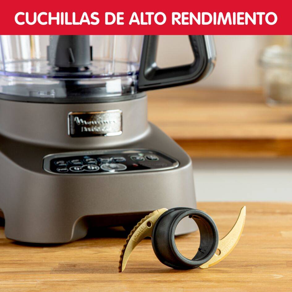 DoubleForce, Procesador de alimentos multifunción, 2 opciones de potencia de motor, Batidora para elaborar smoothies y batidos, 10 accesorios