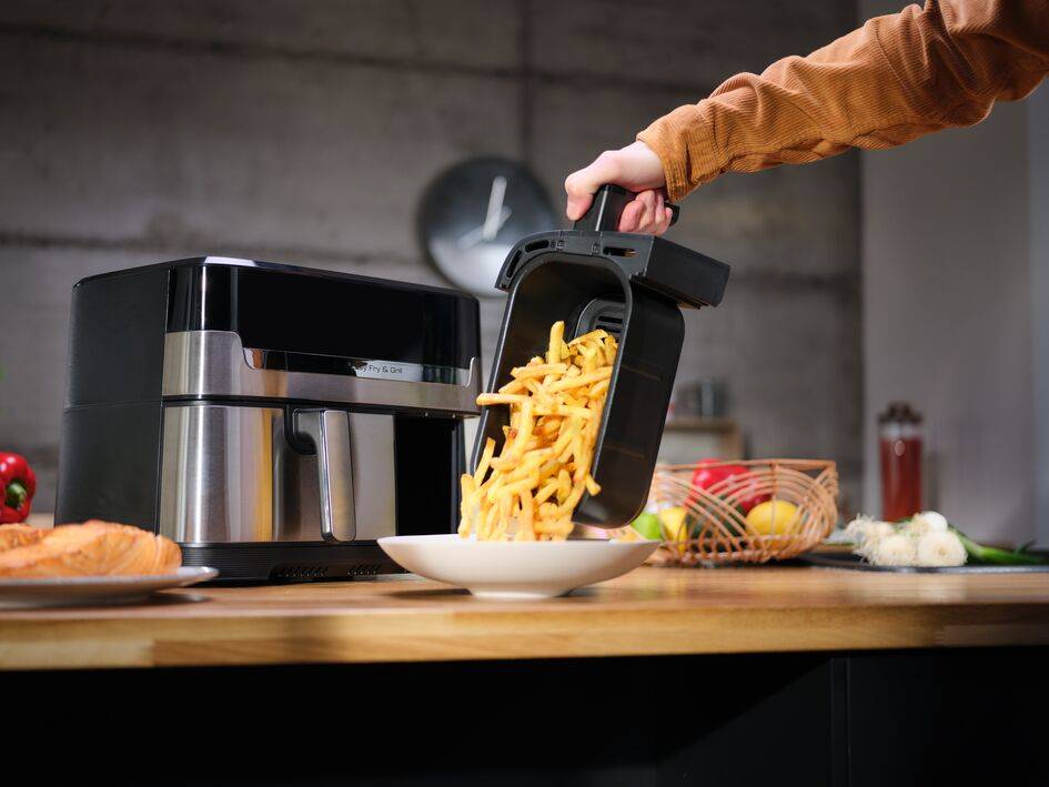 Dual Easy Fry- Inox