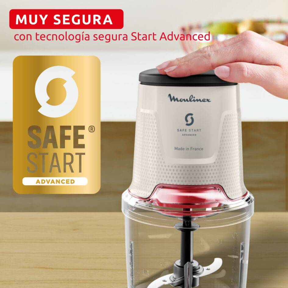Easy Press, Picadora eléctrica de alimentos, 500 ml, 600 W, 4 cuchillas afiladas