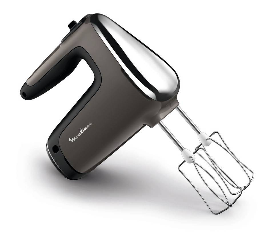 Powermix Silence, Batidora amasadora, 600 W, Tecnología Silenciosa, Asa Ergonómica, Gris oscuro