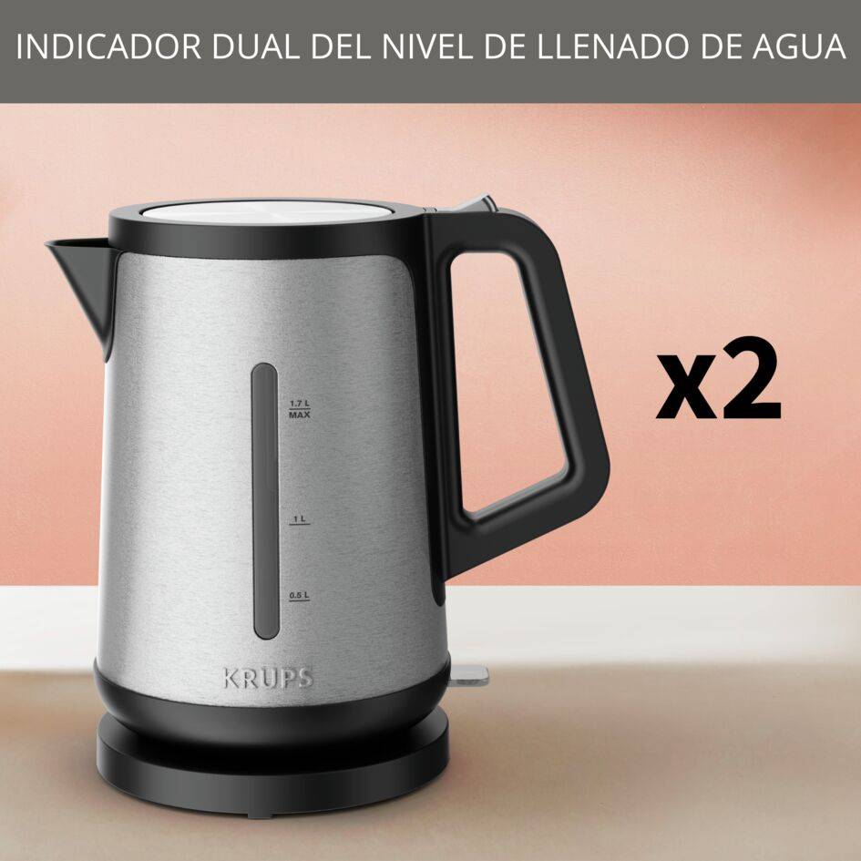 Control Line, Hervidor , 1,7L, 2400 W, Acero Inoxidable