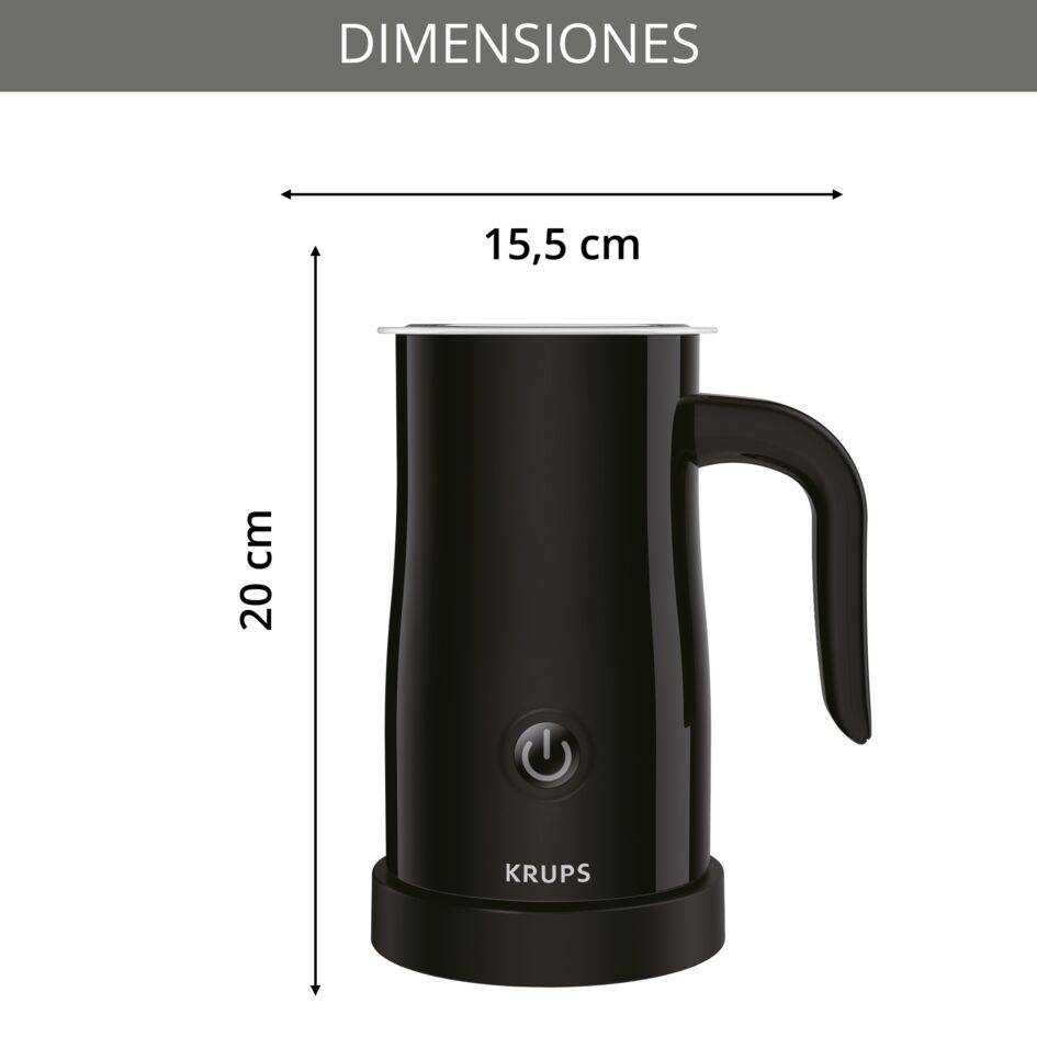 Espumador de leche, 500 W, 150 ml, Revestimiento antiadherente
