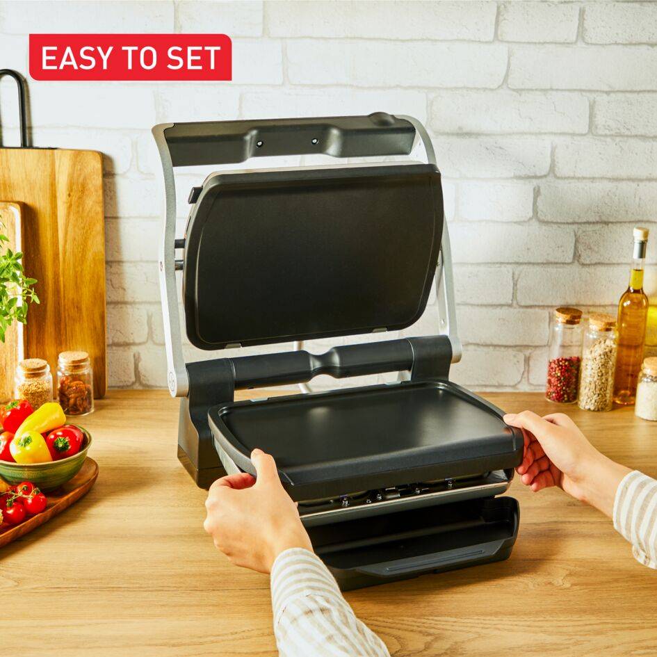 Placas de plancha para OptiGrill/OptiGrill Elite, antiadherentes ideales para ingredientes delicados