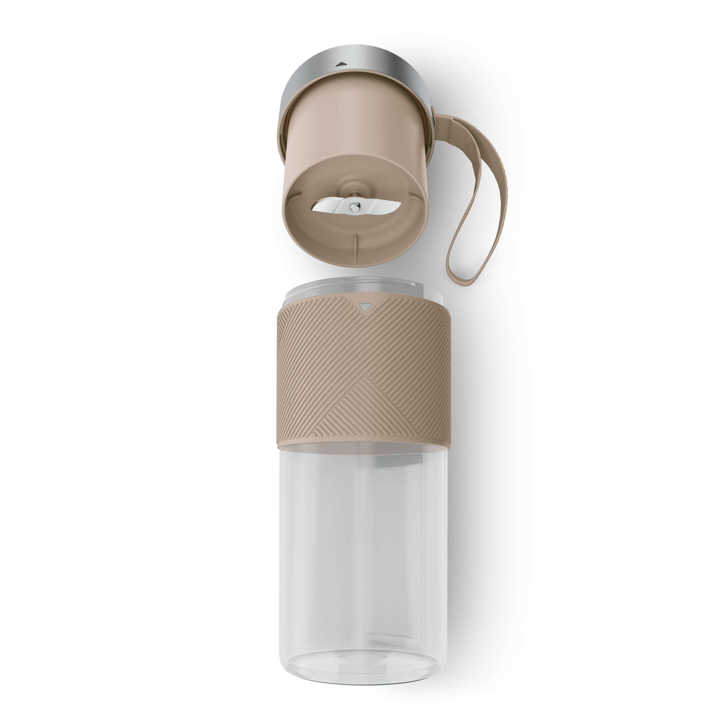 Lightmix, Batidora portátil, 300 ml, Potente, Ligera, Color Arena