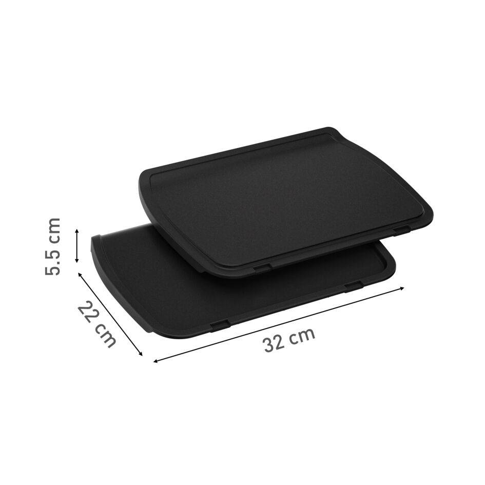 Placas de plancha para OptiGrill/OptiGrill Elite, antiadherentes ideales para ingredientes delicados