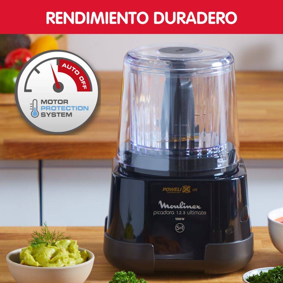 Moulinette Ulttimate XXL, Picadora 1,2,3 