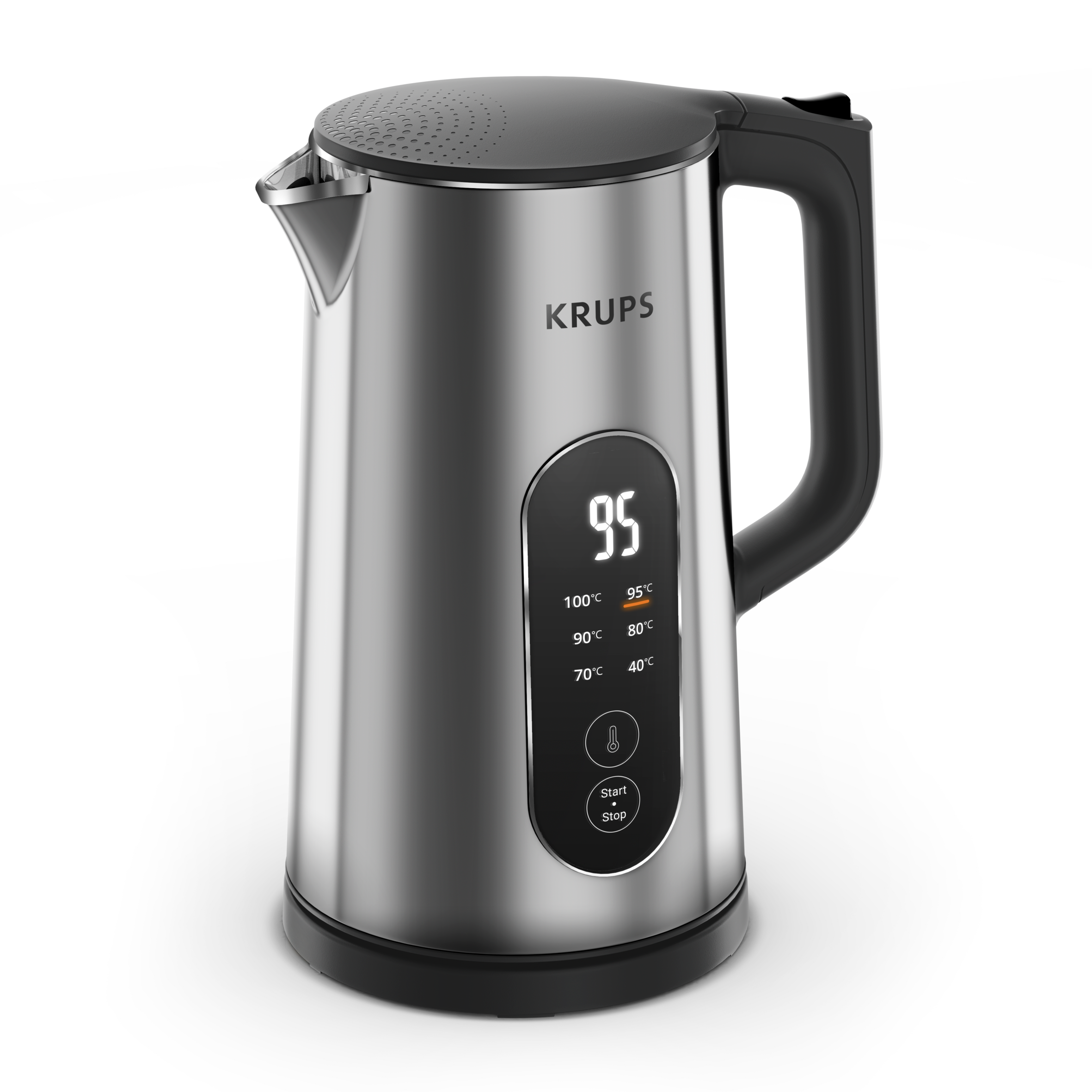 Selection, Hervidor de Agua Eléctrico, 1,7 L, 6 Temperaturas, Termoaislamiento, Color Metal