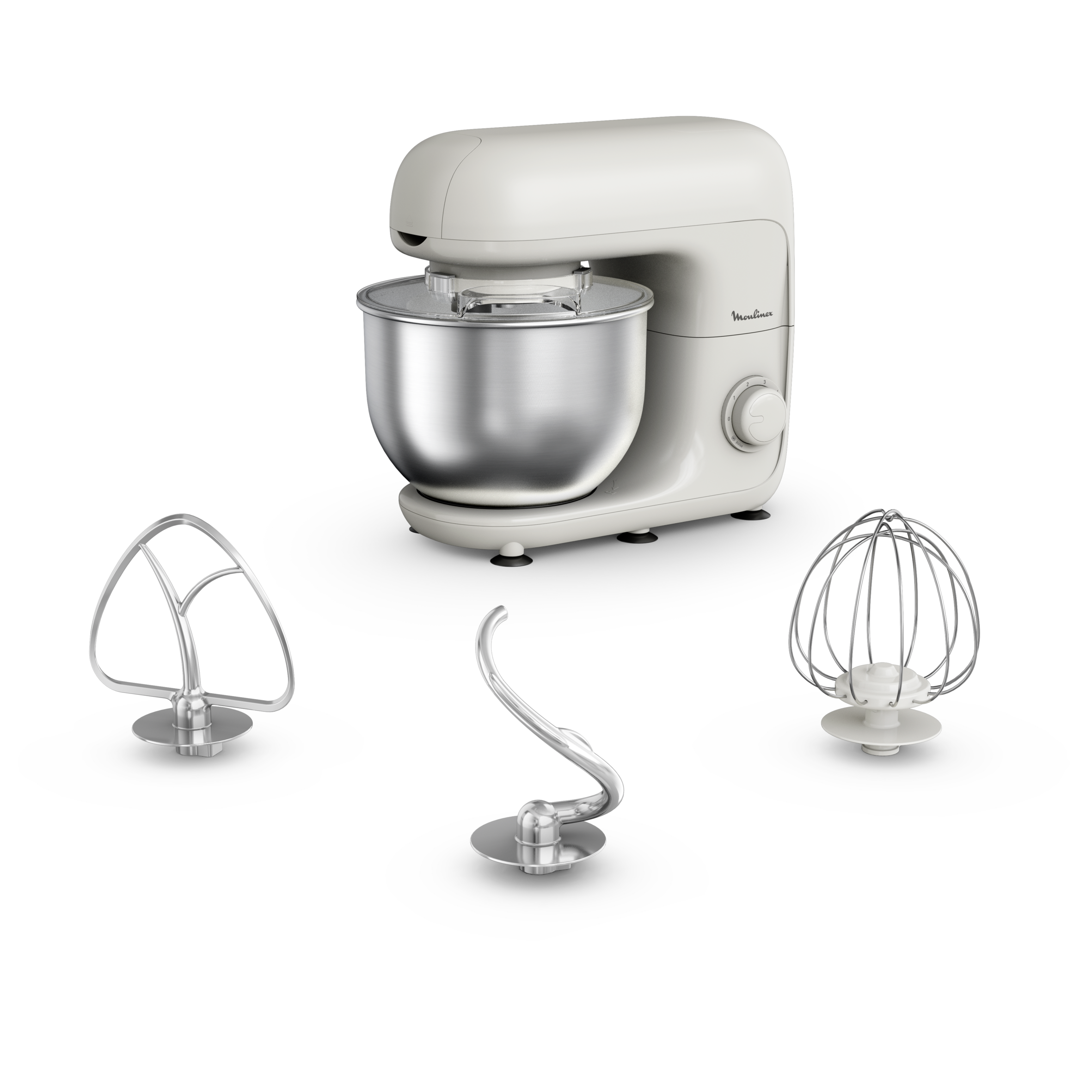 Bake Essential, Robot de repostería, Bol de 4.8&nbsp;L, Kit de repostería, 800&nbsp;W, Crema