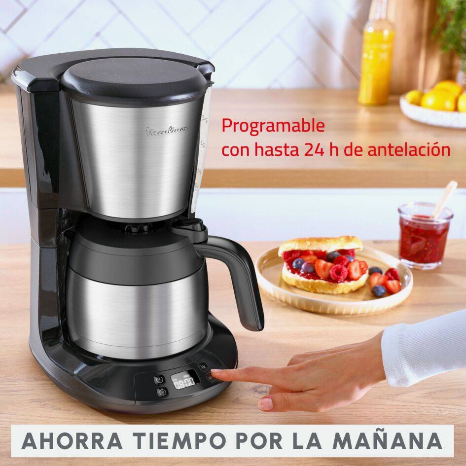 Subito, Cafetera de filtro, Jarra térmica, 0,9 L, 12 tazas