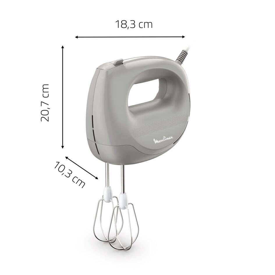 Easy Max, Batidora amasadora, 300 W, Compacta, Mezclas homogéneas, Preparación rápidas de salsas