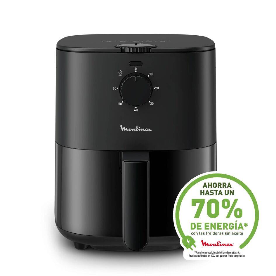 Easy Fry Essential, Freidora de aire, 3,5 L, 5 programas, Negro